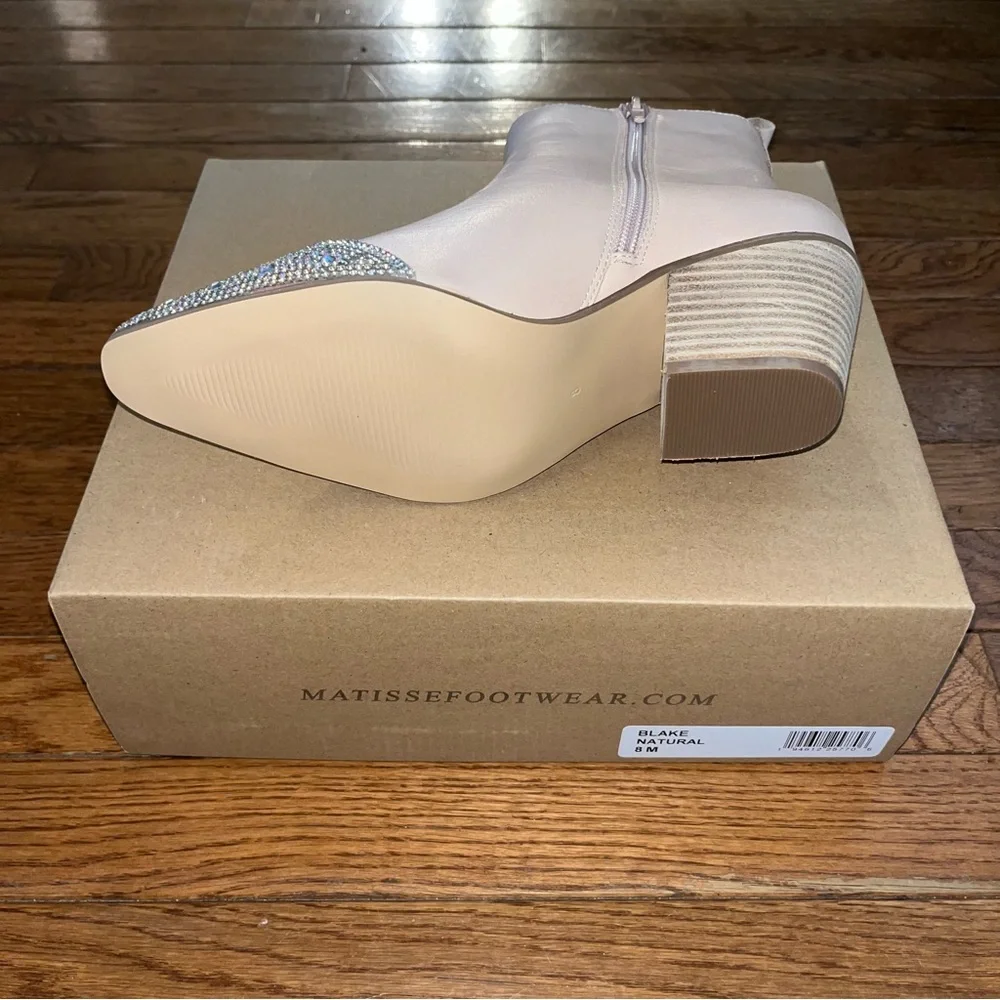 Matisse Pink Ankle Boots with Silver Accents - Picture 10 of 12